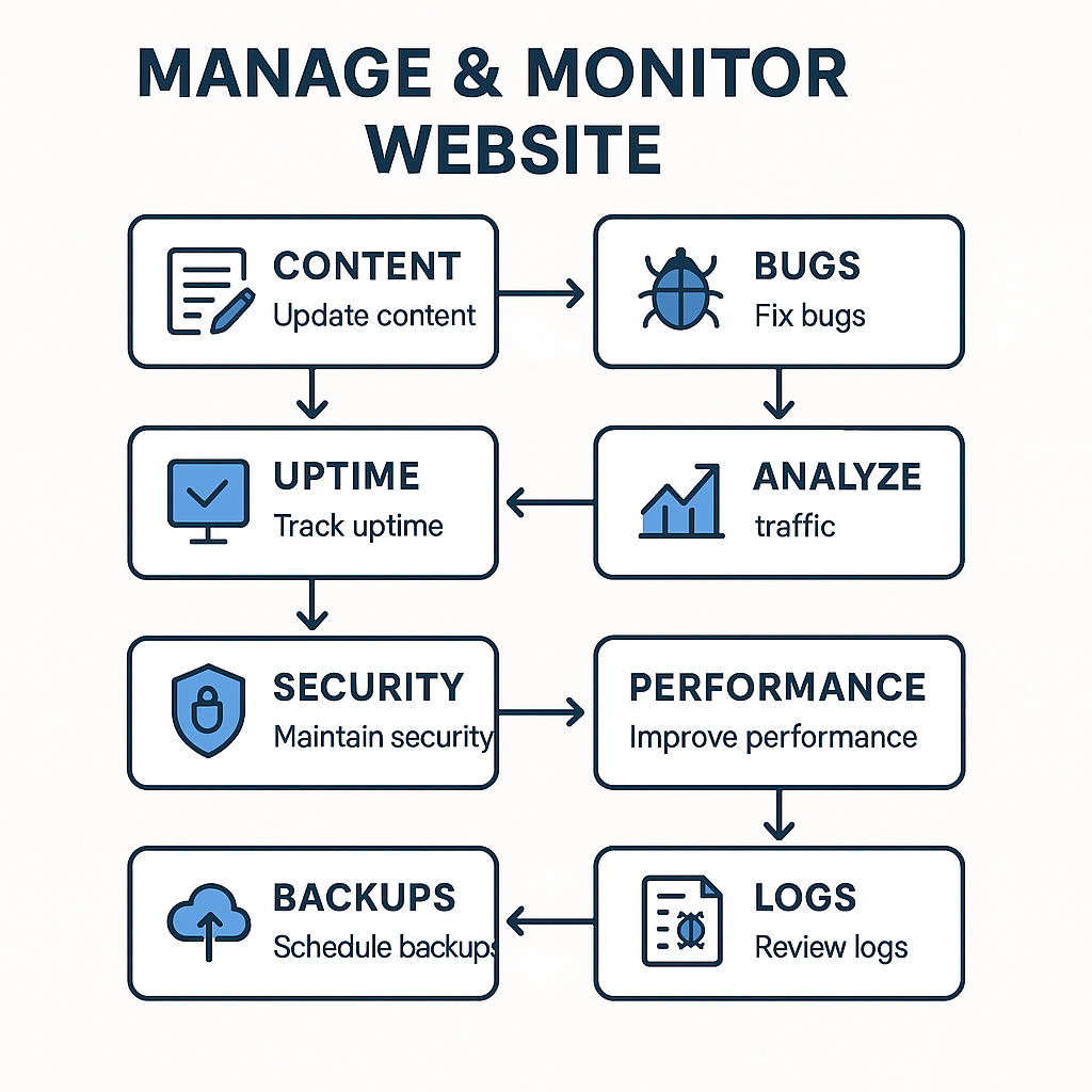 Process of monitoring Web